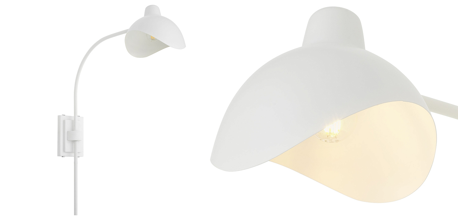 Бра Eichholtz Wall Lamp Pelham White Бра Eichholtz Wall Lamp Pelham White - Loft-Concept во Владивостоке