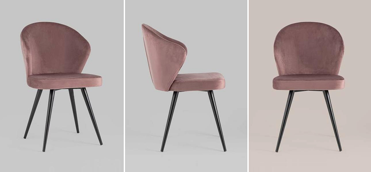Стул Розовый Бархат Volante Chair Стул Розовый Бархат Volante Chair - Loft-Concept во Владивостоке