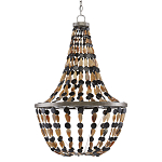 Люстра каплевидной формы с подвесками в виде декоративных бусин Flat Beads варинант исполнения - 3 | Loft Concept во Владивостоке