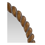 Зеркало с текстурной рамой из натурального дерева  Pine Wall Mirror варинант исполнения - 4 | Loft Concept во Владивостоке