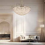 Люстра с каскадом из подвесных прозрачных элементов Attractiveness варинант исполнения - 4 | Loft Concept во Владивостоке