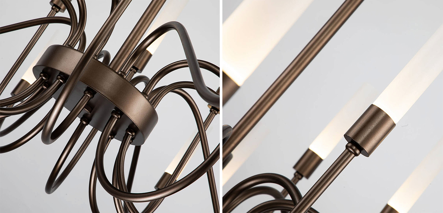 Люстра Faiber Brown Chandelier Люстра Faiber Brown Chandelier - Loft-Concept во Владивостоке