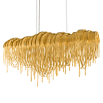 Люстра подвесная с металлическими дугами и длинными цепочками 115 см Atlantis Chain варинант исполнения - 1 | Loft Concept во Владивостоке