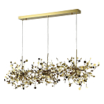 Люстра подвесная из трех частей с металлическими круглыми элементами Terzani Argent варинант исполнения - 3 | Loft Concept во Владивостоке