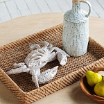 Статуэтка краб с детализированной текстурой в белом цвете Marine Accessories варинант исполнения - 6 | Loft Concept во Владивостоке