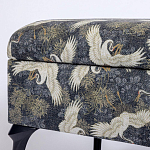 Банкетка с принтом из журавлей Crane варинант исполнения - 3 | Loft Concept во Владивостоке