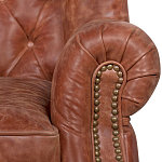 Кожаное кресло James Brown Leather Armchair варинант исполнения - 4 | Loft Concept во Владивостоке