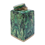 Ваза с малахитовым узором MALACHITE варинант исполнения - 3 | Loft Concept во Владивостоке