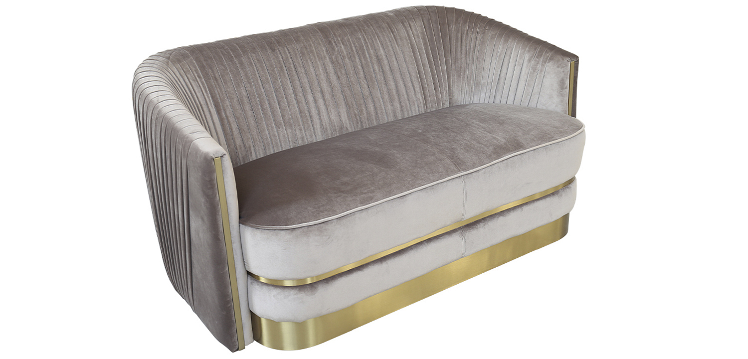 Диван двухместный велюр Bolger sofa Диван двухместный велюр Bolger sofa - Loft-Concept во Владивостоке