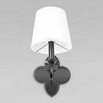 Бра с белым текстильным абажуром и фигурным основанием с зеркальной вставкой Vitorino варинант исполнения - 10 | Loft Concept во Владивостоке