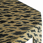 Дизайнерский кофейный стол с рисунком леопард Neytiri Beige Leopard варинант исполнения - 2 | Loft Concept во Владивостоке
