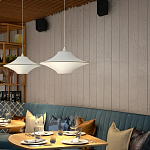 Подвесной вязаный белый светильник «Звезда Востока 01» варинант исполнения - 2 | Loft Concept во Владивостоке