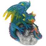 Декоративная статуэтка Дракон Blue Multicolor Dragon Statuette варинант исполнения - 1 | Loft Concept во Владивостоке