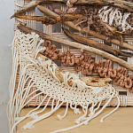 Большая Абстрактное Панно из веток и нитей Dryad Wall Art варинант исполнения - 3 | Loft Concept во Владивостоке