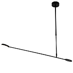 Потолочный светильник светодиодный черный металл Bendik  варинант исполнения - 1 | Loft Concept во Владивостоке