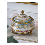 Шкатулка фарфоровая с цветочной росписью Eden Garden варинант исполнения - 5 | Loft Concept во Владивостоке