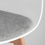 Стул из пластика с мягким сиденьем Eames варинант исполнения - 8 | Loft Concept во Владивостоке