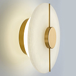 Бра с плафоном из камня в форме диска Buccio Stone Disk Wall Lamp варинант исполнения - 4 | Loft Concept во Владивостоке