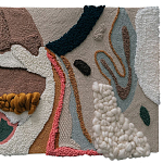 Тканый вручную текстильный гобелен Orchid варинант исполнения - 1 | Loft Concept во Владивостоке