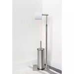 Держатель для туалетной бумаги с ершиком Chrome Bathroom Accessory варинант исполнения - 5 | Loft Concept во Владивостоке