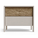 Тумба 2 ящика с подсветкой на рельефном фасаде Warm Industrial варинант исполнения - 6 | Loft Concept во Владивостоке