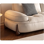 Кресло кожаное с деревянным каркасом Furniture Medieval варинант исполнения - 1 | Loft Concept во Владивостоке