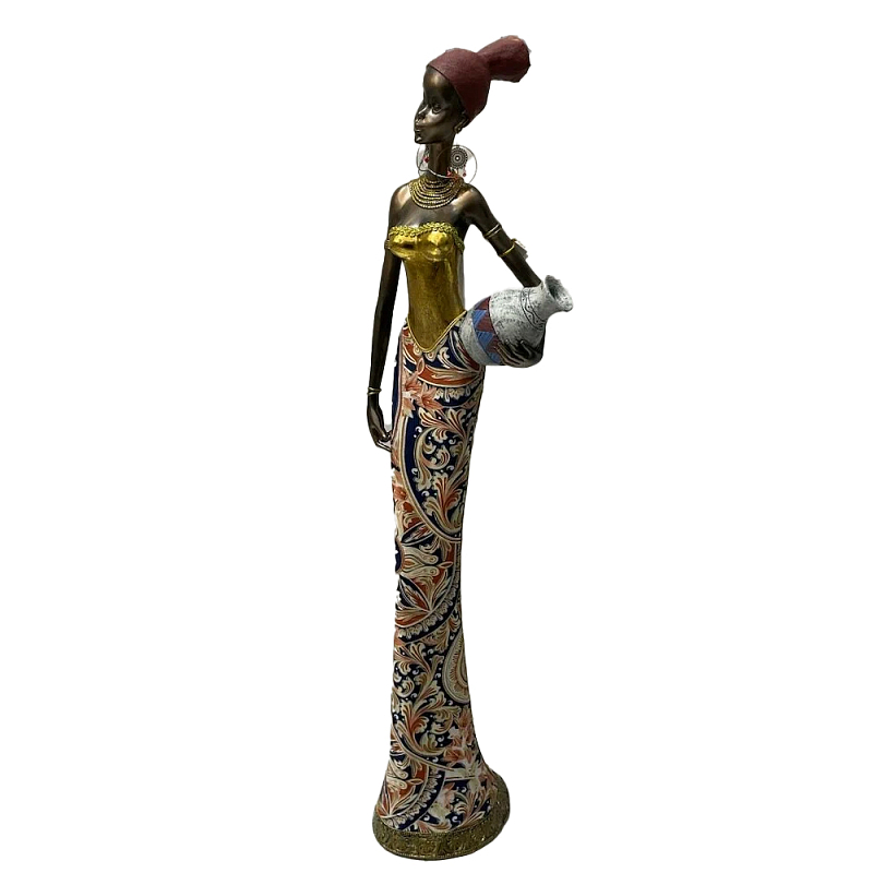 Фигурка негритянка с кувшином Girl with a vessel Мульти Фигурка негритянка с кувшином Girl with a vessel Мульти во Владивостоке | Loft Concept