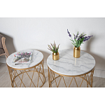 Столик дизайнерский The White Touch варинант исполнения - 4 | Loft Concept во Владивостоке