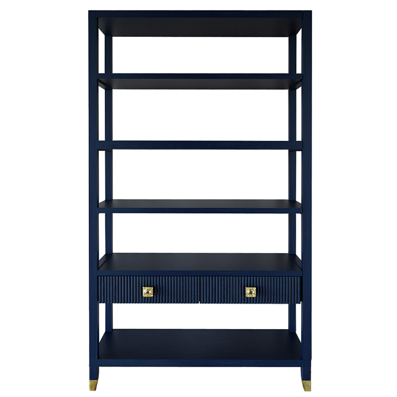 Стеллаж с двумя ящиками Elsa Dreams Blue Синий во Владивостоке | Loft Concept 