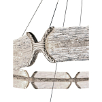 Люстра с 2-мя кольцами с текстурным природным рисунком IceFlame варинант исполнения - 7 | Loft Concept во Владивостоке