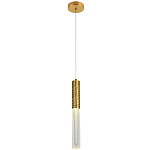 Подвесной светильник латунь Dew Drops Tube Brass Hanging Lamp варинант исполнения - 2 | Loft Concept во Владивостоке
