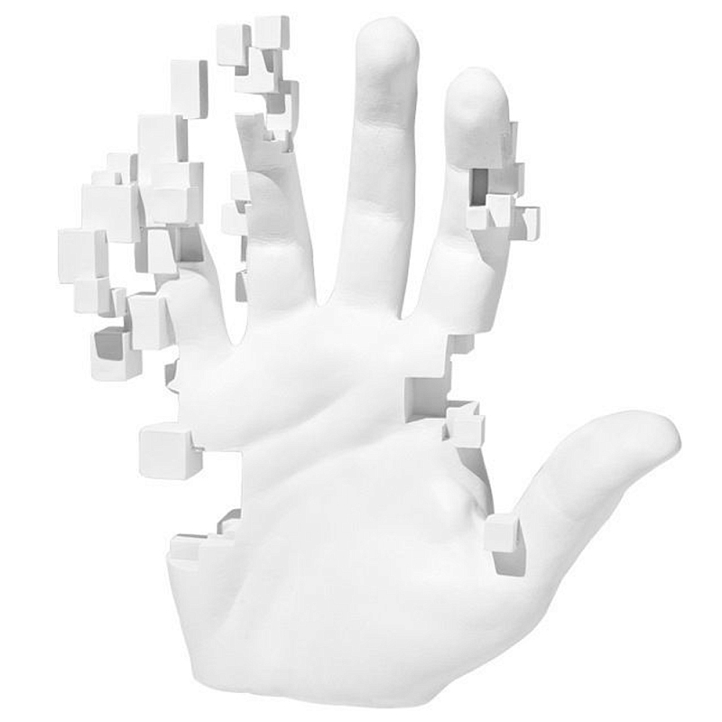 Декоративная статуэтка в виде руки Disintegrating Fragments Hand Statuette Белый Декоративная статуэтка в виде руки Disintegrating Fragments Hand Statuette Белый во Владивостоке | Loft Concept