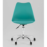 Офисный стул на металлическом основании EGGERY Blue пластик варинант исполнения - 5 | Loft Concept во Владивостоке