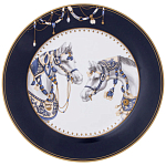 Сервиз обеденный из фарфора с изображением лошадей на 6 персон 23 предмета Porcelain Horse Set варинант исполнения - 1 | Loft Concept во Владивостоке