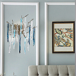 Бра с ветвистым каркасом из металла и подвесками из стекла Droplet Chandelier варинант исполнения - 2 | Loft Concept во Владивостоке