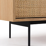 ТВ-тумба с плетеным декором Buckley Wicker TV Stand варинант исполнения - 6 | Loft Concept во Владивостоке