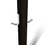 Вешалка с квадратным основанием и 4-мя металлическими крючками Industrial Metal Rust варинант исполнения - 3 | Loft Concept во Владивостоке