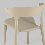 Бежевый стул из прочного PP-пластика JORIS варинант исполнения - 6 | Loft Concept во Владивостоке