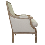 Кресло William Classical Armchair beige flax варинант исполнения - 1 | Loft Concept во Владивостоке