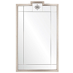 Зеркало в  серебряной раме с узорчатым геометрическим орнаментом Repulse варинант исполнения - 1 | Loft Concept во Владивостоке