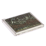 Портсигар с газовой зажигалкой из натурального камня Серафинит Stone Cigarettes Cases варинант исполнения - 2 | Loft Concept во Владивостоке