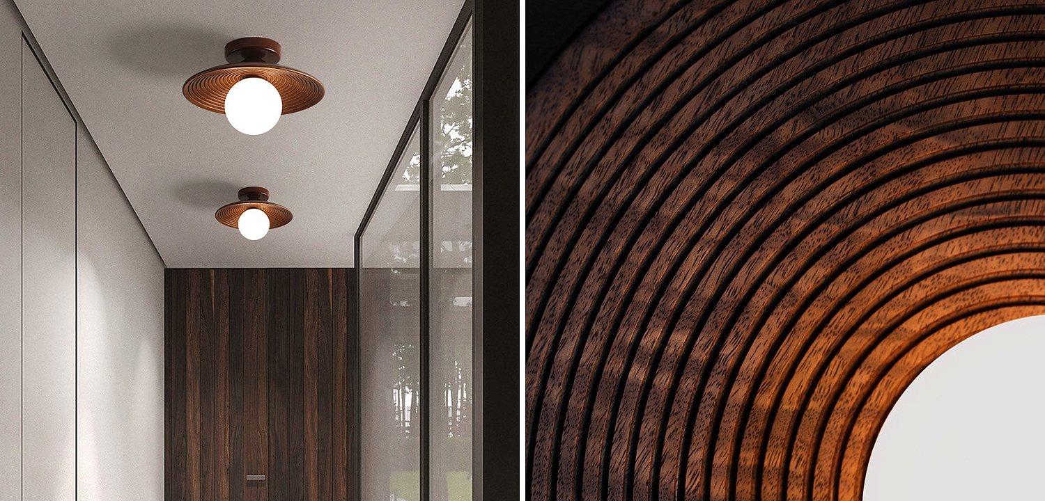 Потолочный светильник Ogata Wooden Light Потолочный светильник Ogata Wooden Light - Loft-Concept во Владивостоке