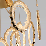 Потолочный светильник светодиодный с золотистым каркасом Ring of Fire варинант исполнения - 3 | Loft Concept во Владивостоке