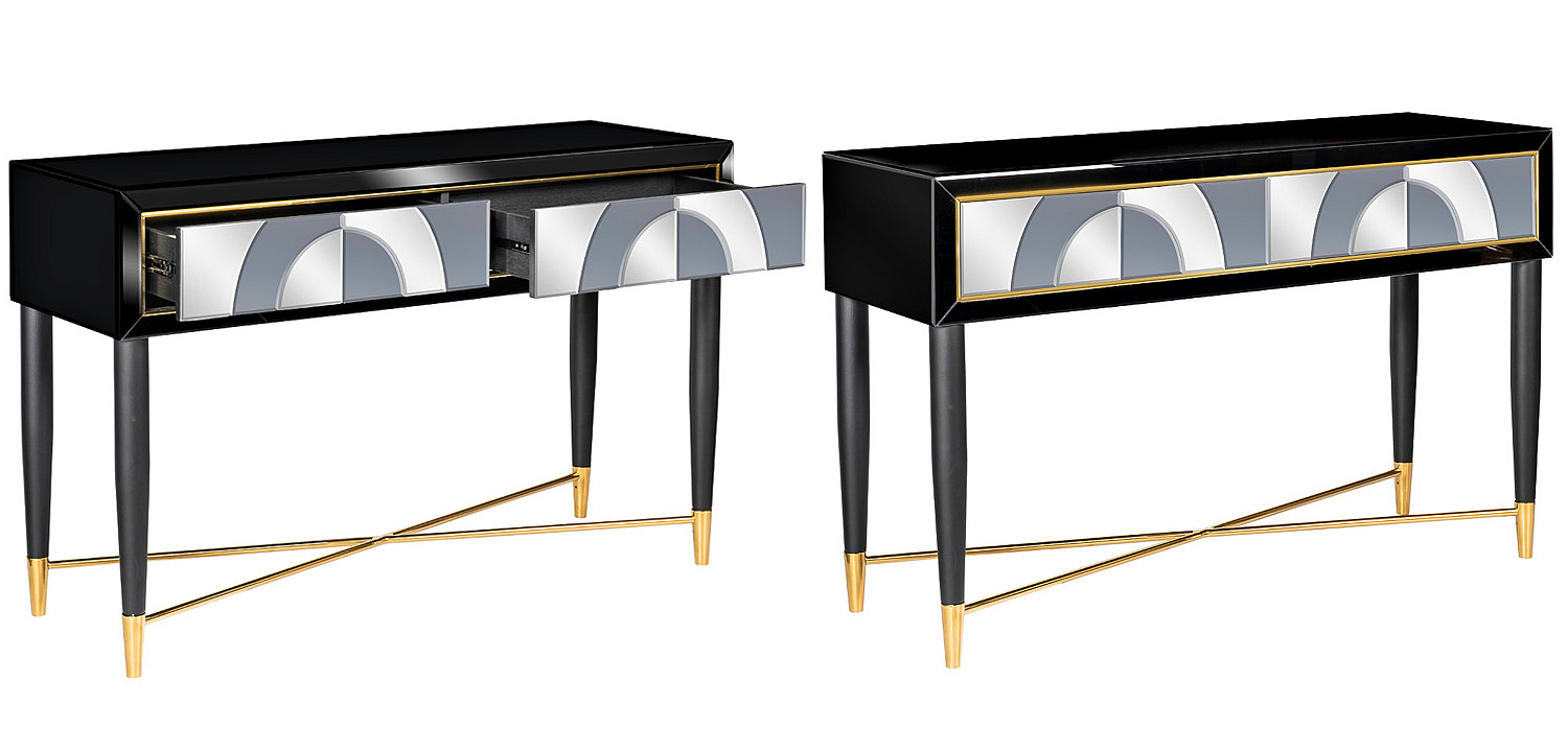Консоль Camila Mirror Boxes Console Консоль Camila Mirror Boxes Console - Loft-Concept во Владивостоке