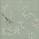 Обои ручная роспись Badminton Mercury Grey варинант исполнения - 1 | Loft Concept во Владивостоке