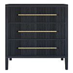 Комод Primo с 3 выдвижными ящиками Черный дуб варинант исполнения - 7 | Loft Concept во Владивостоке