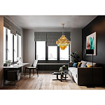 Люстра с каскадом из разноцветных круглых подвесов Key Lustar варинант исполнения - 2 | Loft Concept во Владивостоке