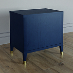 Тумба прикроватная с двумя ящиками Elsa Dreams Blue варинант исполнения - 4 | Loft Concept во Владивостоке