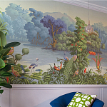 Обои ручная роспись Le Brésil Eden варинант исполнения - 3 | Loft Concept во Владивостоке