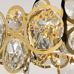 Люстра подвесная из золотых колец 57 см Golden Circles варинант исполнения - 6 | Loft Concept во Владивостоке